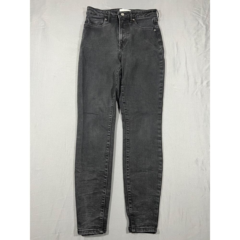 Everlane Curvy High Rise Skinny Jeans Gray Womens 29 Stretch Denim